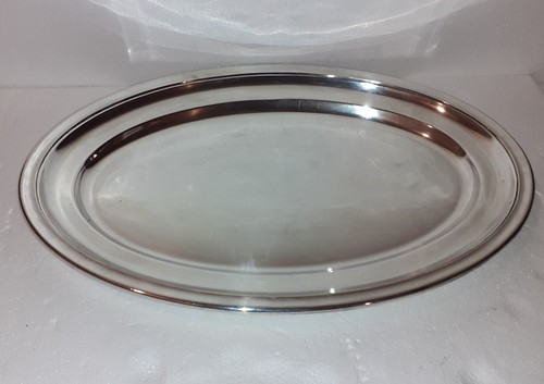 Ancien grand plat ovale - grand, en