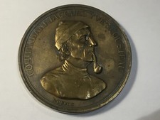Médaille Bronze Commandant Cousteau La Calypso Signée Duboc (59-37)