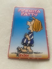 AUTOCOLLANT STICKER CARTON KINDER CIOCCOLATO ITALIE PIPERITA PATTY