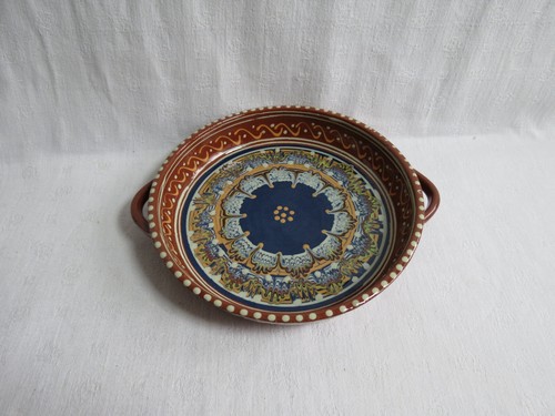 Plat terre cuite - plat, en
