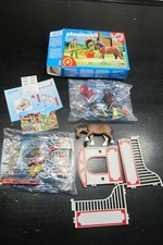  Playmobil 5108 - Shire Horse with Groomer and Stable