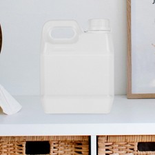  Lot de 2 bouteilles vides avec bouchon, 1 L, réutilisables, contenant de