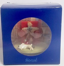 Figurine Tintin coffret scène