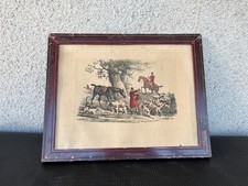 Gravure – scène de chasse