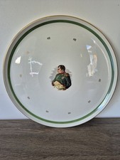 Grande Assiette En Faience De