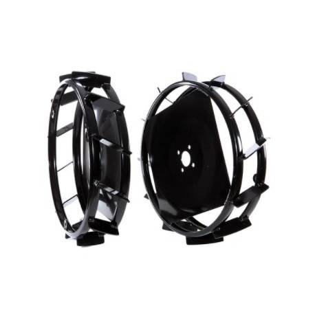 Paire roues métalliques - de,
