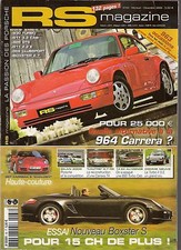 RS MAGAZINE 66 PORSCHE 997 CS EXCLUSIV 964 CARRERA BOXSTER S 295CH 911 CARRE 2.7