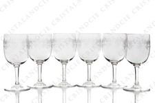 Six verres à eau n°2 Sévigné par Baccarat. Six water glasses n°2 Sévigné