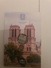 10 € argent, commemorative France 2025, coincard, Catedral de notre dame de pari