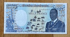 BILLET 1000 FRANCS AFRIQUE CENTRALE 01-01-1985 SUP