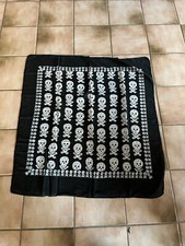 foulard vintage N34 motard biker tête de mort