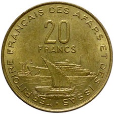 AFARS ET ISSAS 20 Francs 1975