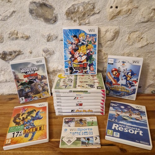 Lot jeux nintendo wii - lot,