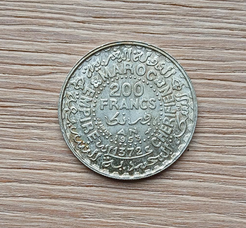 Pièce argent 200 f du - pièce, de