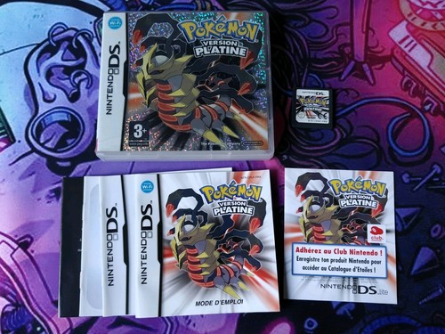 Jeu pokémon version platine - jeu,