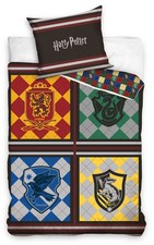 Housse de couette Harry Potter 100% coton 140×200 cm, 70×90 cm