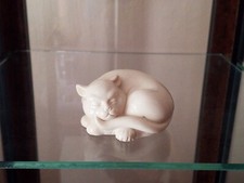 Chat Franklin Mint Netsuke