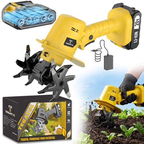 Cordless tiller cultivator - tiller,