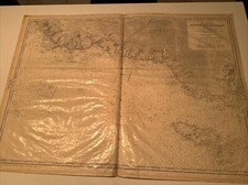 CARTE MARINE Plastifiée Rare