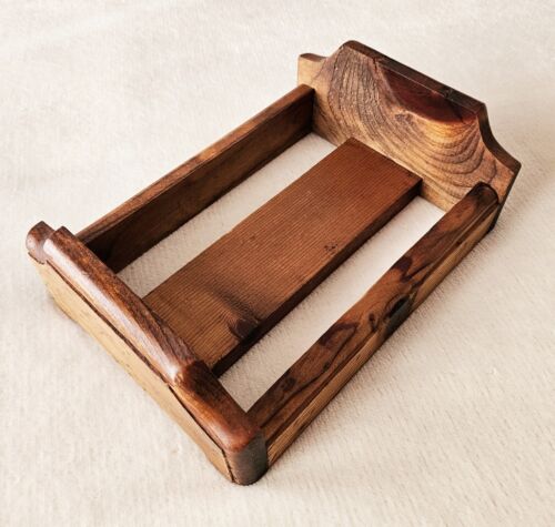 Small vintage wood book - small,
