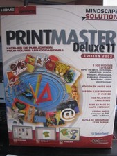  PC CD Rom coffret  Printmaster  Deluxe 11 Edition 2003