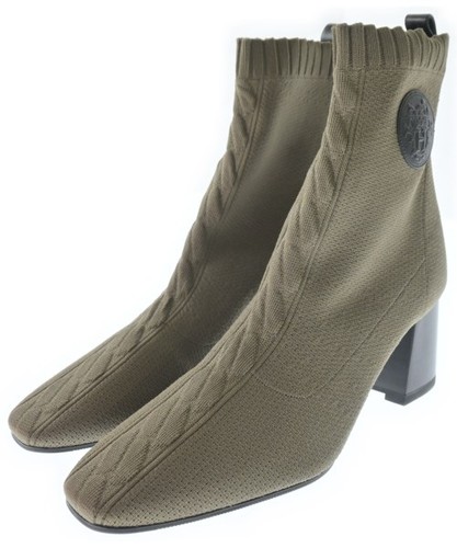 Hermes boots khaki - hermes,