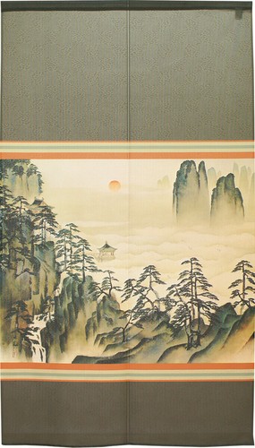 Noren japonais rideau suspendu - japonais,