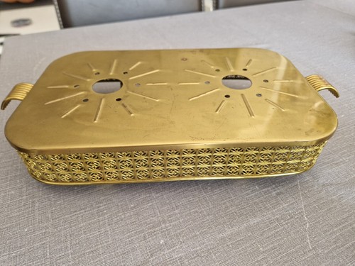 Chauffe plat cuivre 1960 - plat, en