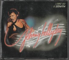JOHNNY HALLYDAY DOUBLE "AU ZÉNITH "/ 1ER ÉDITION GROS BOÎTIER