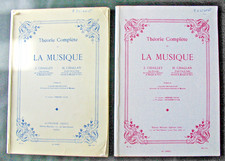 THEORIE COMPLETE DE LA MUSIQUE Vol. 1 & 2 j. CHAILLET H. CHALLAN  Ed. LEDUC 1989