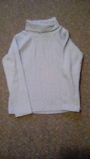 Girls One Step Up light blue turtle neck shirt size 4