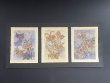 Rare tryptique gravures bois