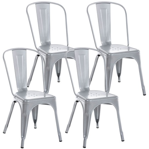 Lot chaises empilables - de, 4