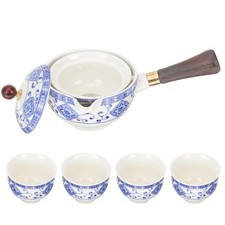 1 Set Ware de style de style chinois Set Fu Tea Tass Ceramic Tea Pot Poat