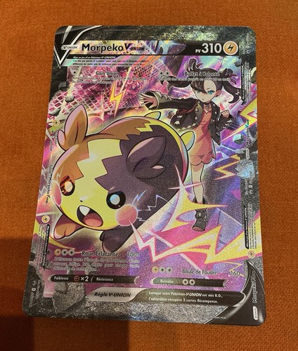 Carte pokémon morpeko union - carte, v