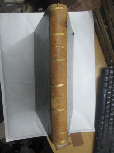 Reliure ouvrier 1879 1881 - reliure, 1879-1881