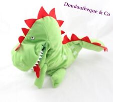 Peluche marionnette dragon IKEA Laskig vert 26 cm (VA)