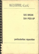 Doc peugeot 505 breck 504 pickup 4X4dangel