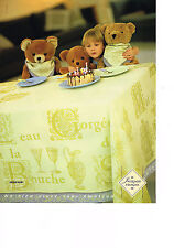 PUBLICITE ADVERTISING  2000   LE JACQUARD  FRANCAIS   nappes
