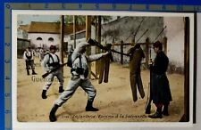 INFANTERIE FRANCAISE ESCRIME A LA BAIONNETTE  WW1 document clipping 