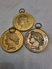 Médaille De Bronze Lot De 3