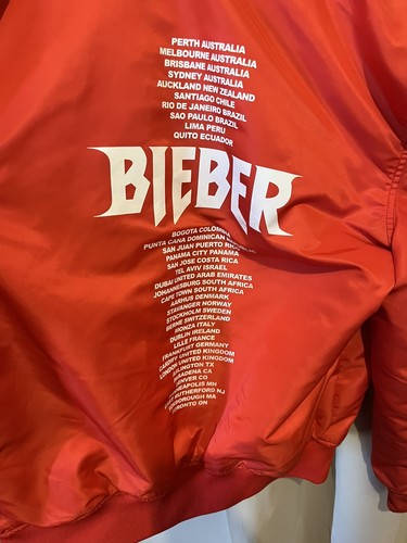 Blouson bombardier rouge - , homme
