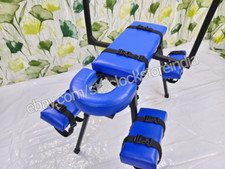 Table de banc portable robuste couleur bleue