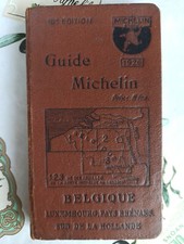Guide MICHELIN marron Belgique  1926 - 10ème Edition - Parfait état