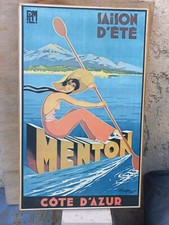 Affiche plm menton côte - affiche,
