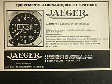 5/1968 PUB JAEGER ALTIMETRE