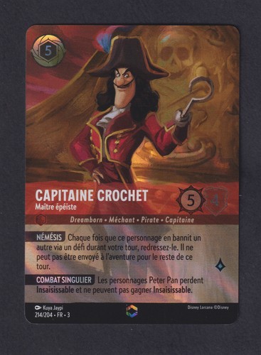 Lorcana capitaine crochet - -,