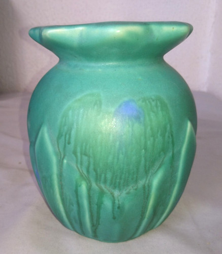 Ancien beau vase vert - vase,
