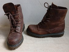 Buggy shoes Derby / boots tout cuir marron  T 37 7 trou style 1460 Doc Martens
