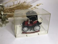 Petite voiture vintage FIAT 1901 rouge MOBIL Safir - Collection - Made in France